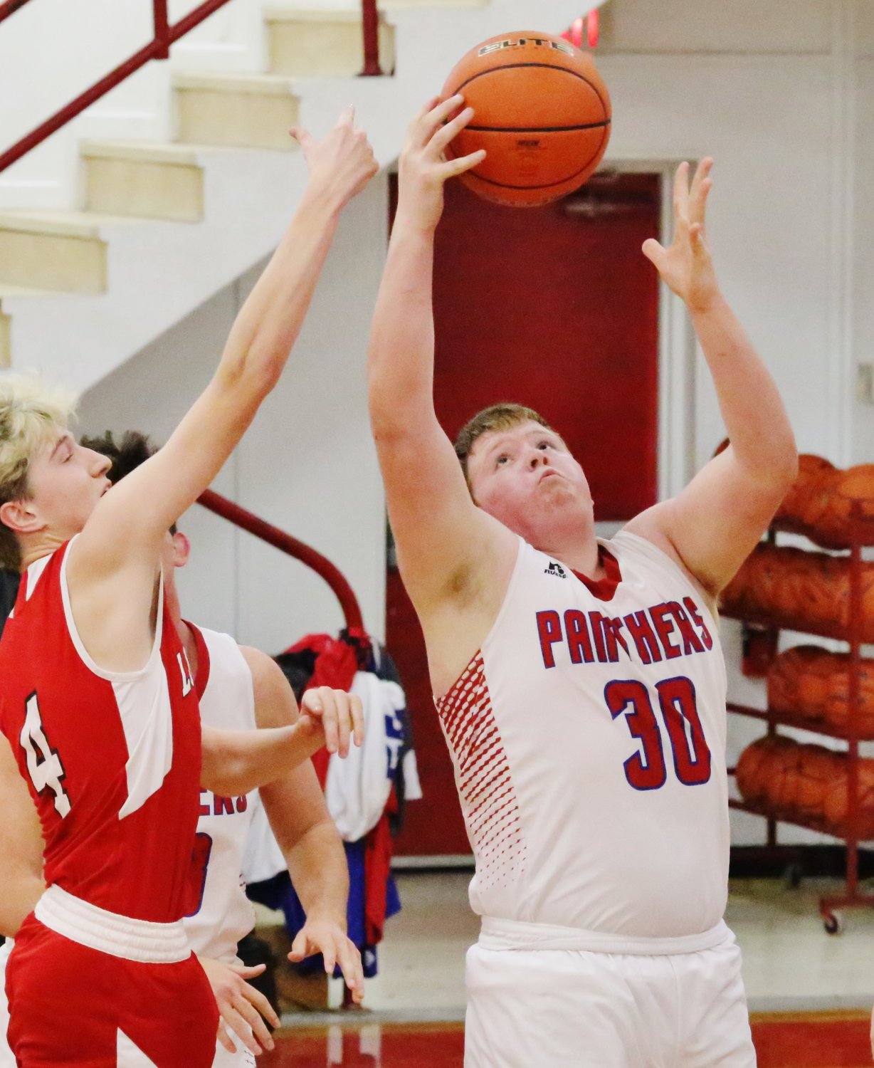 Senior post Jacob Dailey’s strong inside play led the Panthers to a win against Lone Oak.